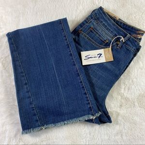 NWT Seven7 Limited Edition Ultra High Rise Flare Jeans